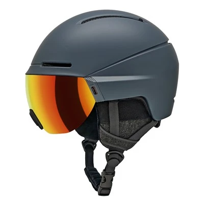 Ski Helmet with Integrated Goggles